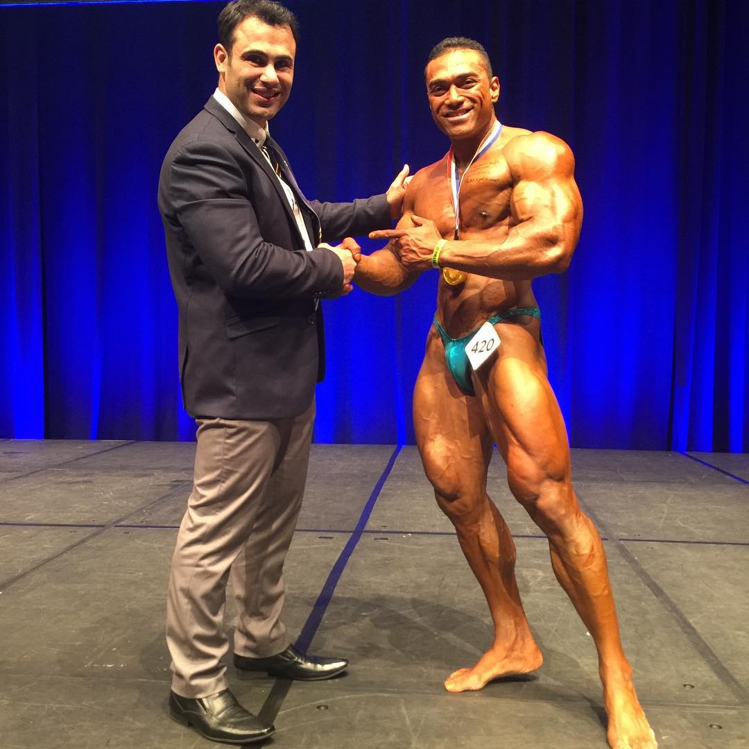 Moe Elmoussawi a Mateo Vaihu na Olympia Amateur Australia 2015