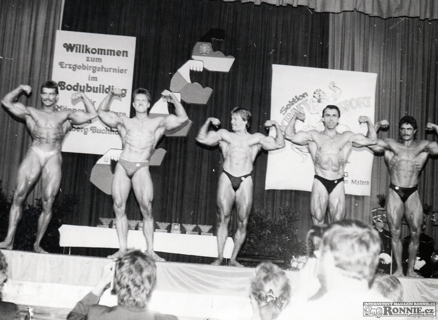 1989 - Annaberg (N�mecko) - druh� zprava Otakar Svoboda, vedle vlevo Josef R�c