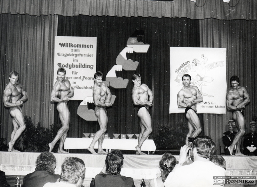 1989 - Annaberg (N�mecko) - druh� zprava Otakar Svoboda, vedle vlevo Josef R�c