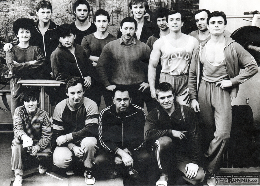 80. l�ta - ��st odd�lu Start Praha - odpoledn� tr�ninkov� parta