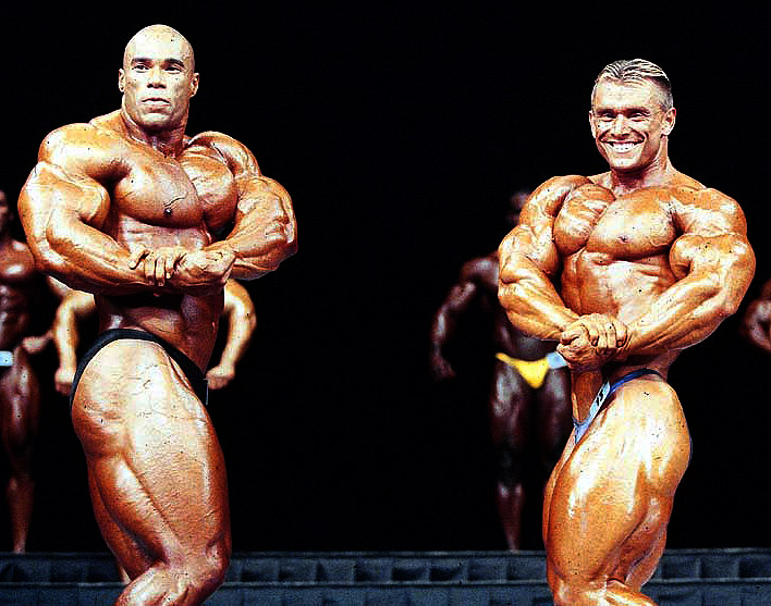 Kevin Levrone (4.) a Lee Priest (6.) - Mr. Olympia 1997