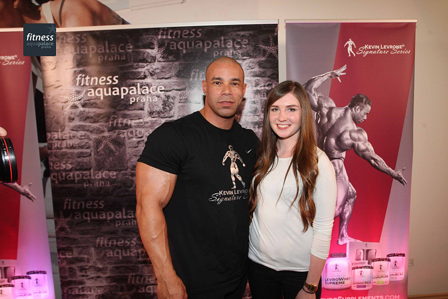 Semin�� Kevina Levroneho ve fitness Aquapalace Praha