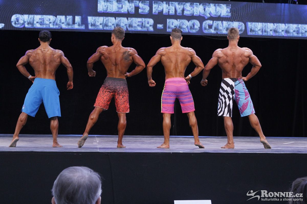 Ond�ej Kmo���k na IFBB Diamond Cupu 2016 p�i souboji o absolutn� v�t�zstv�