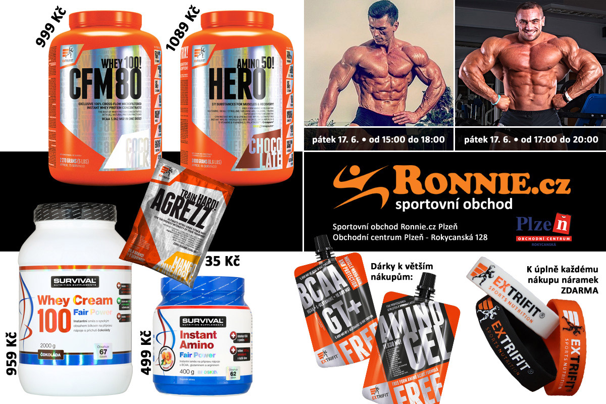N�ramky Extrifit zdarma, v�razn� slevy a autogrami�da tento p�tek v Plzni