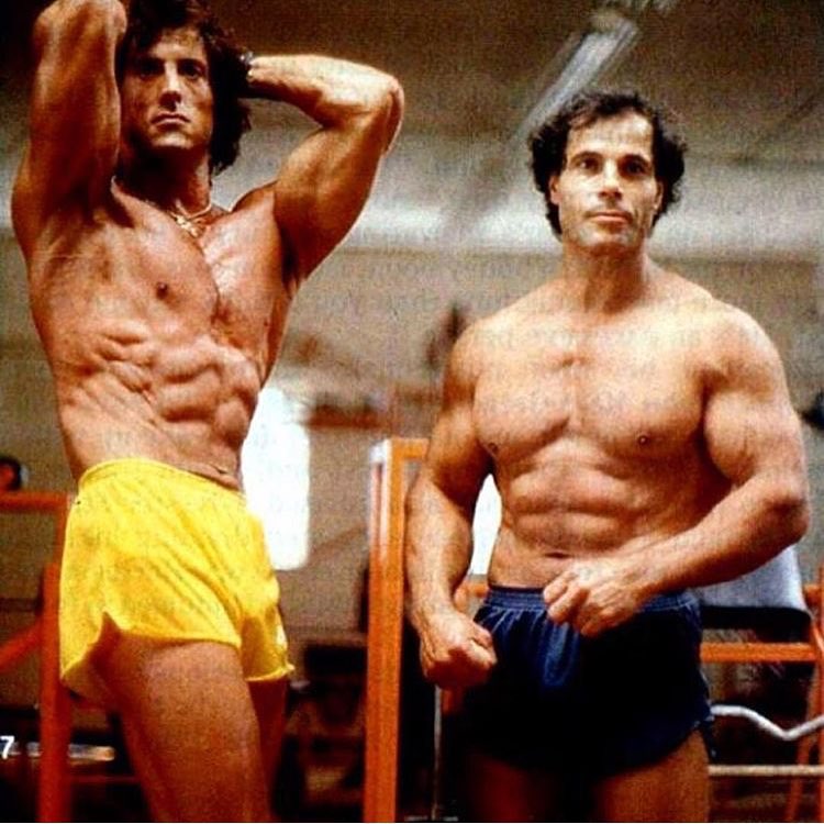 Sylvester Stallone a Franco Columbu
