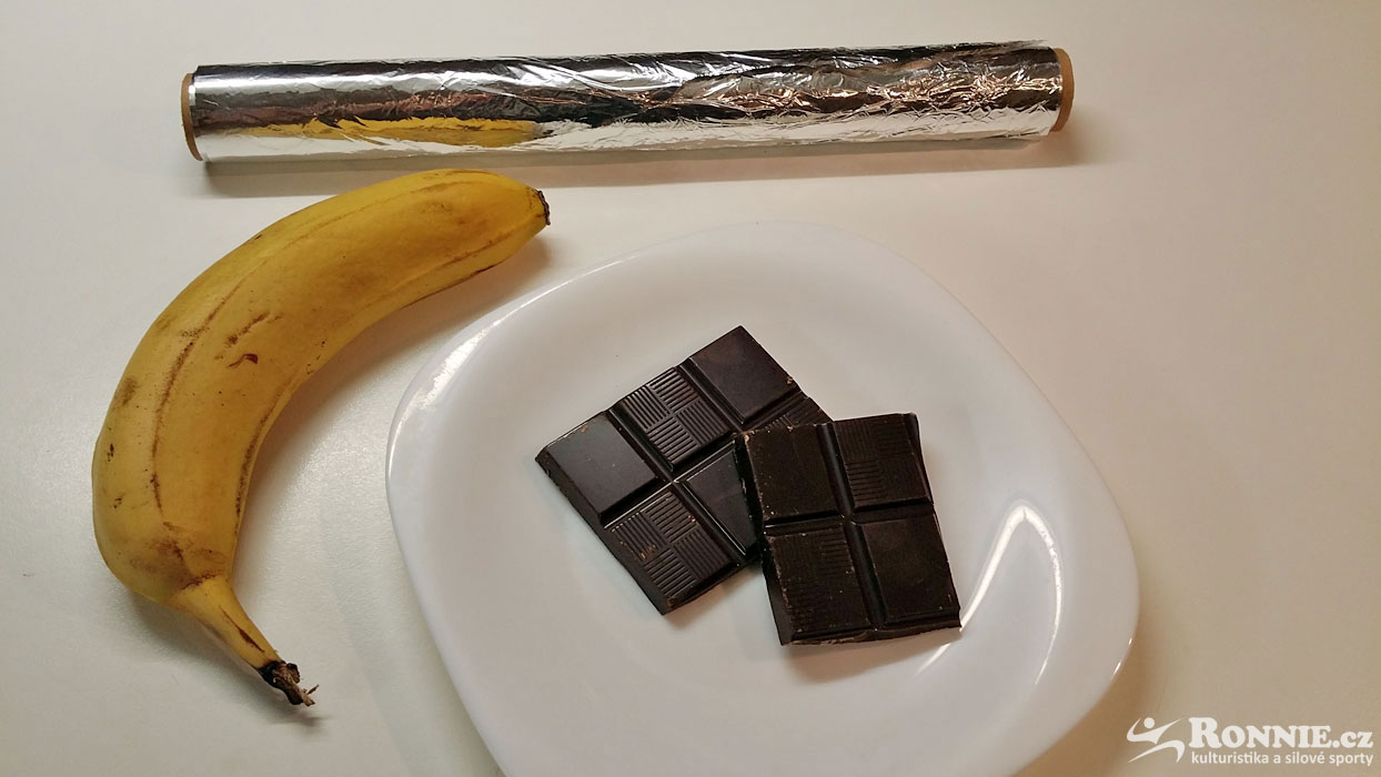 Pot�ebujeme ban�n, �okol�du a alobal
