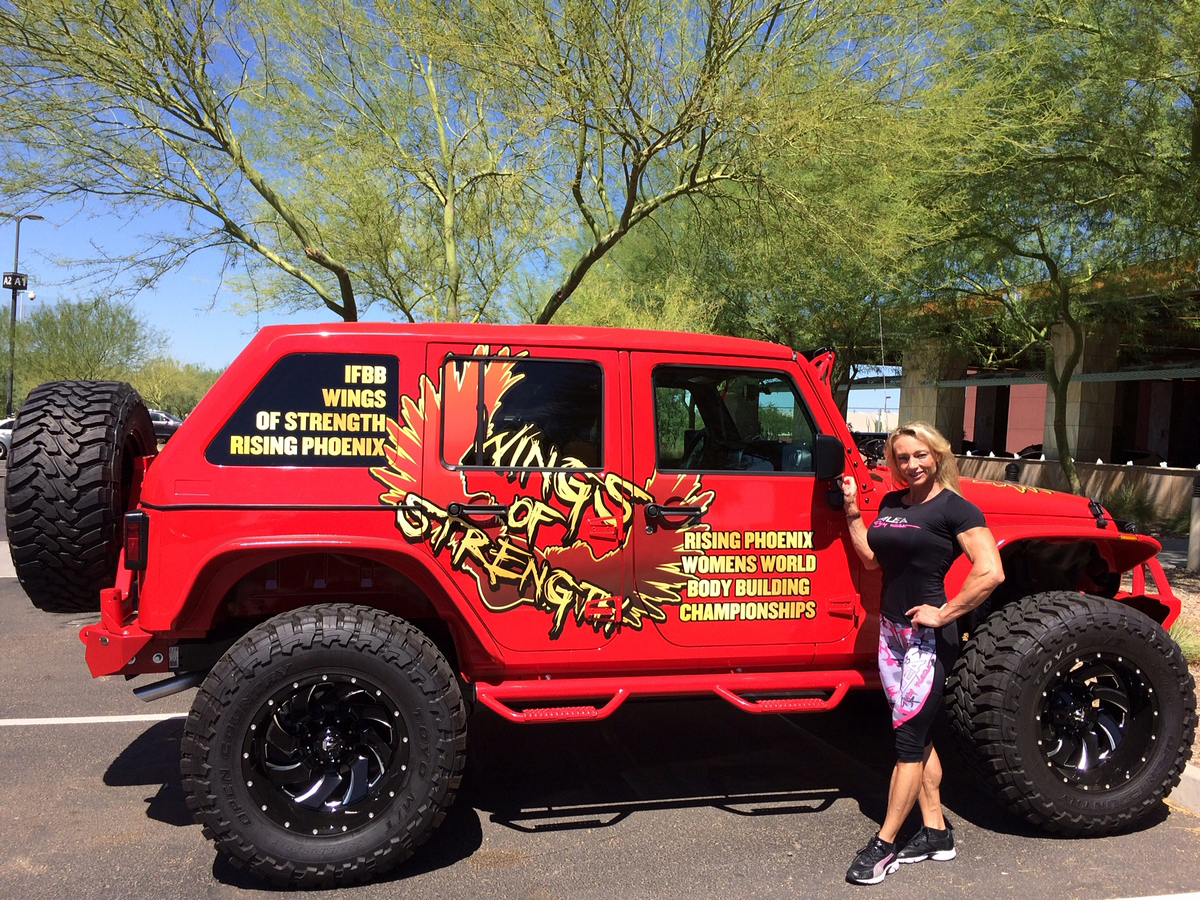 Margita Z�molov� s Jeppem pro v�t�zku Wings of Strength�s Rising Phoenix World Championships 2016 