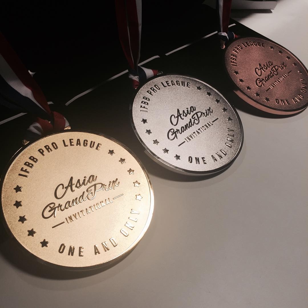 Medaile pro ��astn�ky Asia Grand Prix Pro 2016