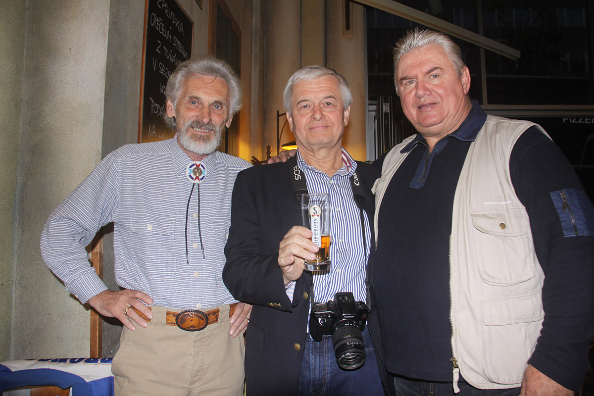 Anton�n Pluha�, Josef �tajner a Karel Tuh��ek