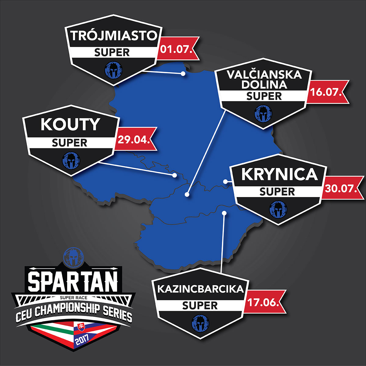 CEU s�rie Spartan Race Super 2017
