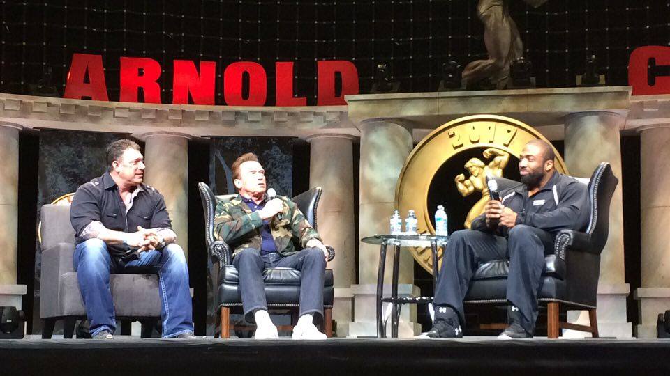 Bob Cicherillo, Arnold Schwarzenegger, Cedric McMillan