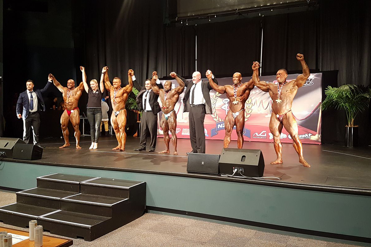 Jeff Beckham, Dallas McCarver, Brandon Curry, Juan Morel, Darryn Onekawa�