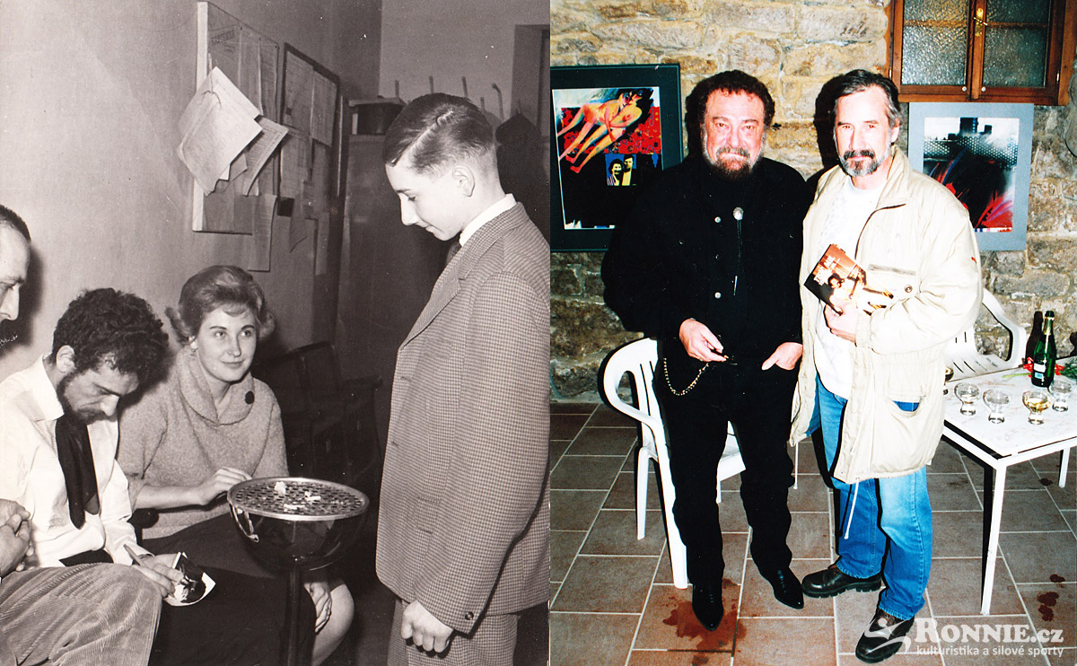 Retrospektiva s hudebn�m vzorem Waldemarem Matu�kou. Prvn� v roce 1963 � p�i hudebn�m vystoupen� Matu�ky v plze�sk�m divadle Alfa, druh� v roce 1999 � p�i k�tu jeho knihy v plze�sk� galerii Sklep