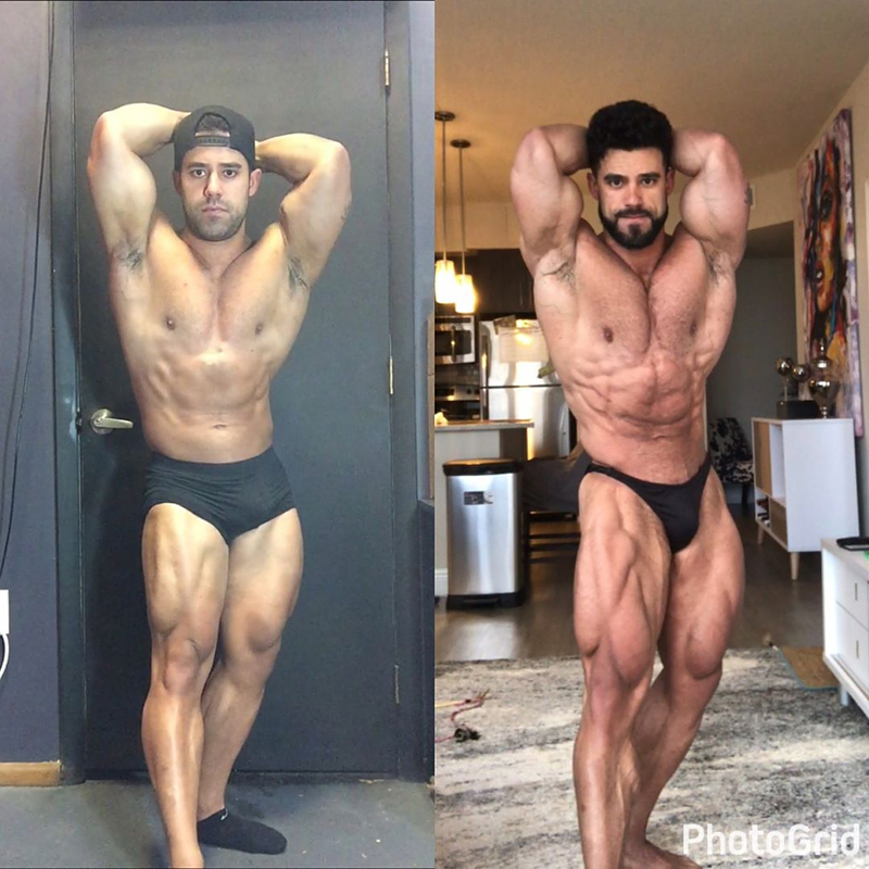 Santi Aragon 15 t�dn� (84 kg) a t�den (80 kg) p�ed Karina Nascimento Pro 2017