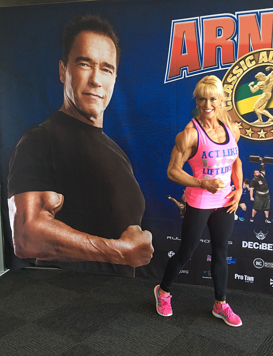 Alena Hatvani na Arnold Classic Australia 2017