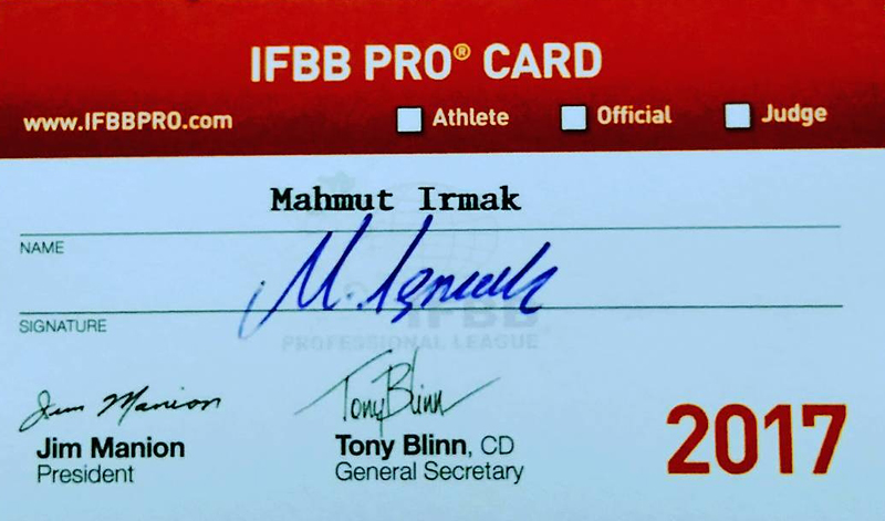 Profesion�ln� karta Mahmuta Irmaka pro rok 2017