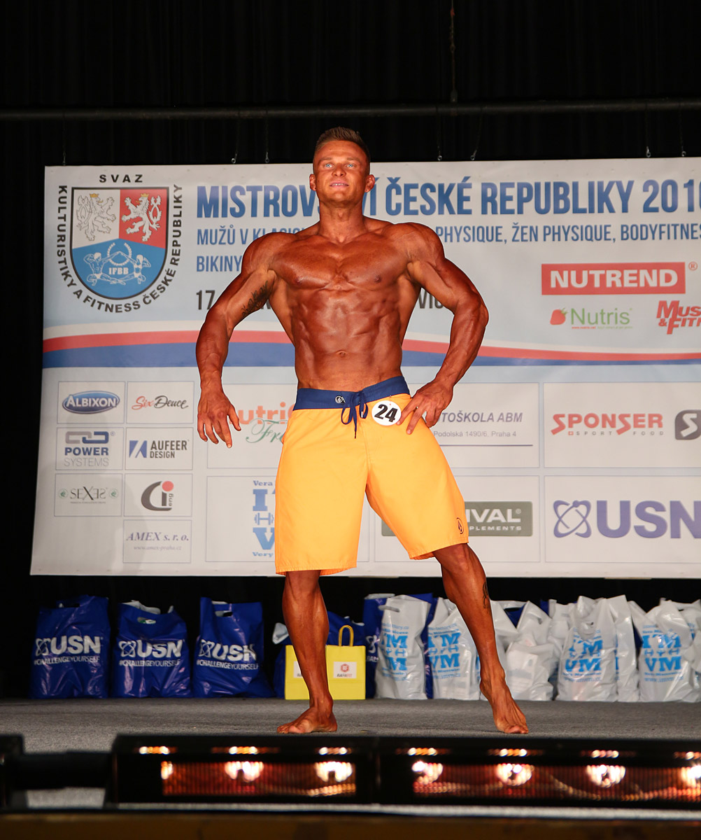 Patrik Pecka na Mistrovstv� �R mu�� (v klasick� kulturistice a physique), �en a p�r� 2016