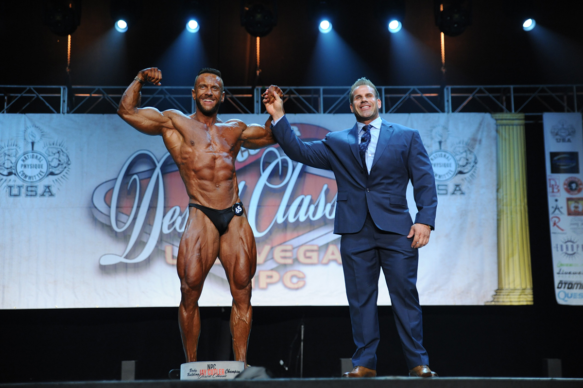 Jan Tou�ek a Jay Cutler na NPC Jay Cutler Desert Classic 2017�