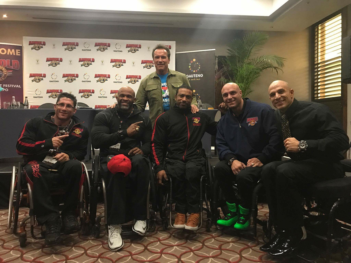 Johnny Quinn, Harold Kelley, Arnold Schwarzenegger, Antoni Khadraoui, Gabriele Andriulli, Nick Scott