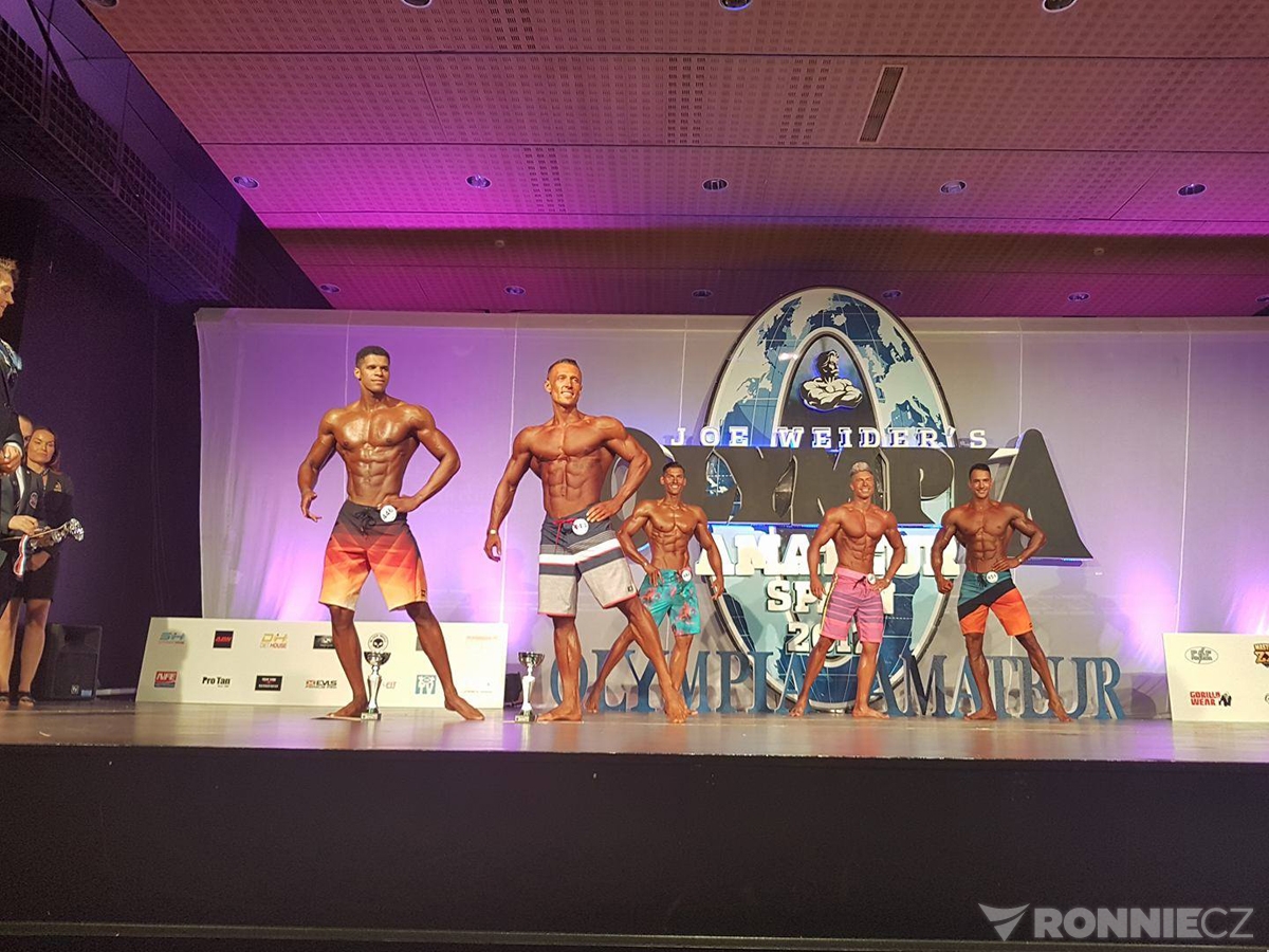Karel Kohout (v �ed�ch �ortk�ch) na Amateur Spain 2017
