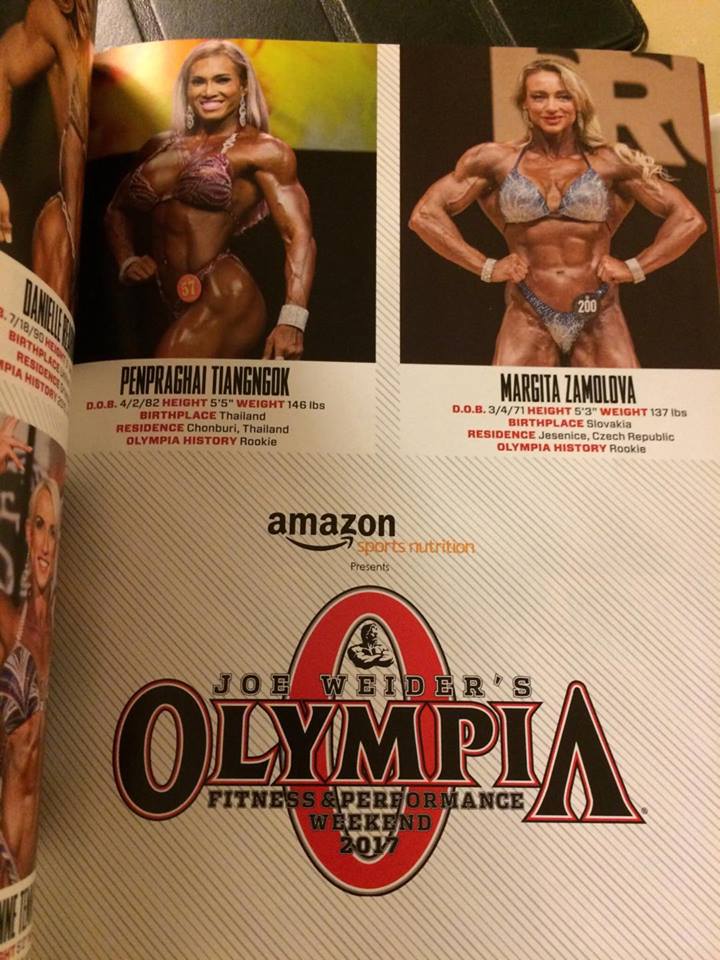 Program Olympia Weekendu 2017�s p�edstaven�m jednotliv�ch ��astn�k�