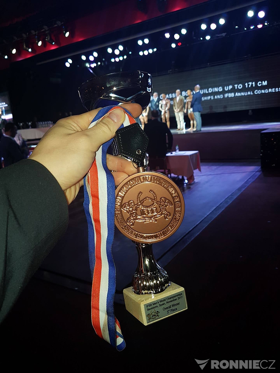 Trofeje Jana P�len��ka z Mistrovstv� sv�ta mu�� 2017�