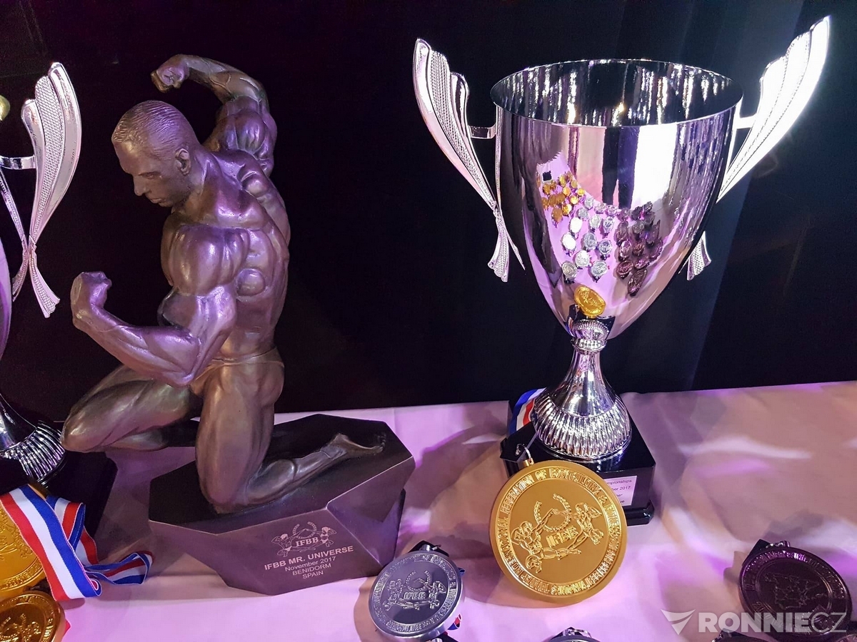 Trofeje pro ��astn�ky Mistrovstv� sv�ta mu�� 2017��