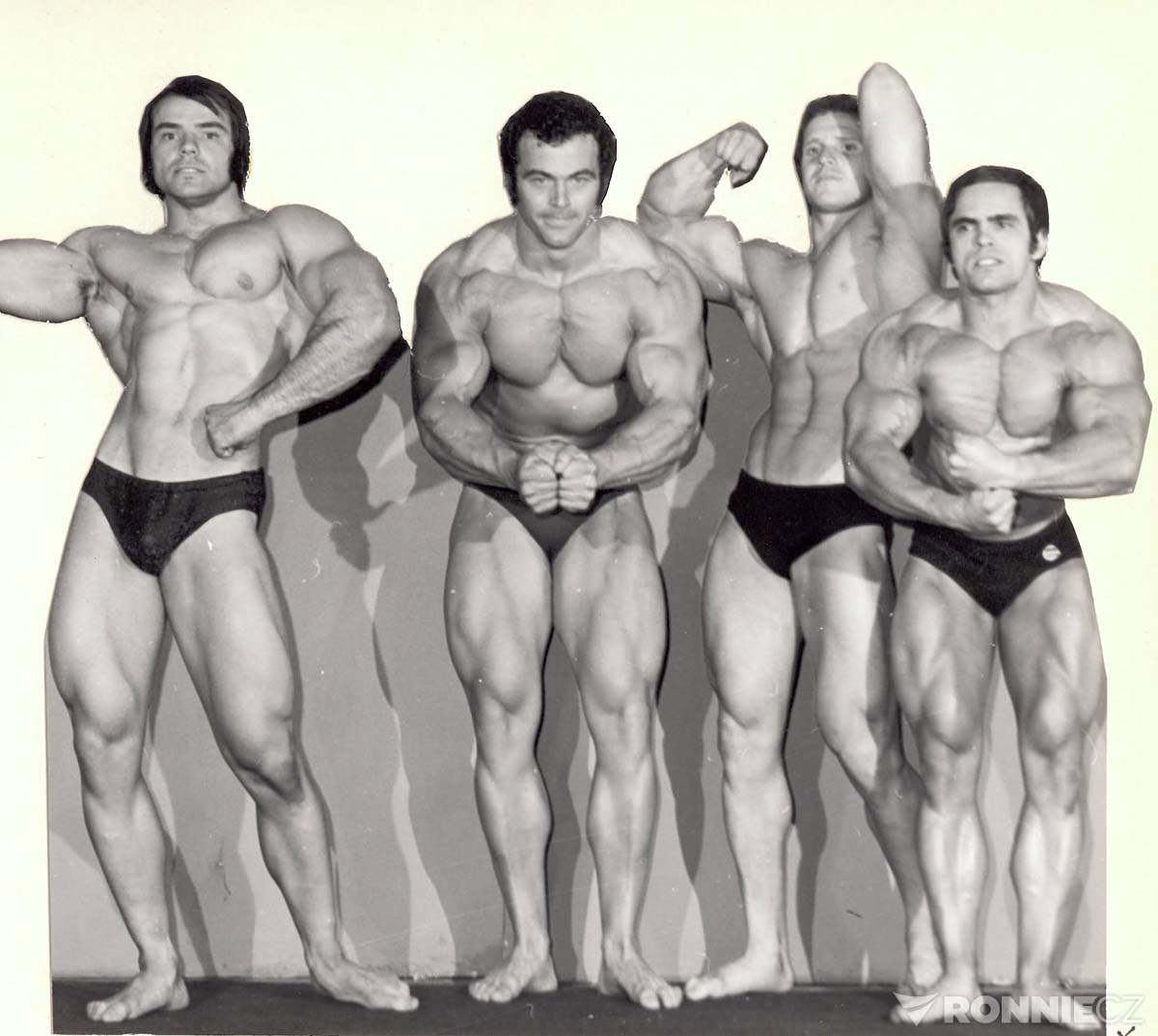 1976 Jihlava, Mistrovstv� �SR � v�t�zov� kategori� - zleva Stach, Pek, Popelka a Hovorka