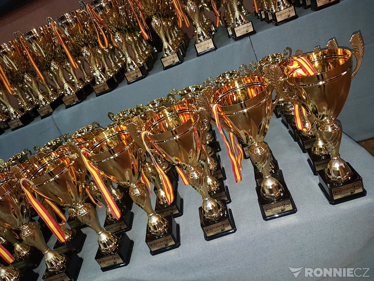 Trofeje pro ��astn�ky Mistrovstv� sv�ta junior� a masters 2017�