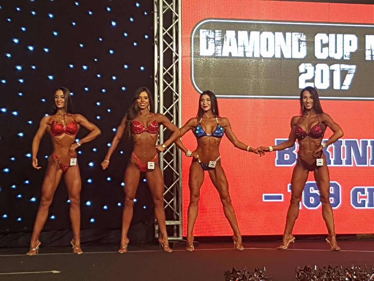 Bikiny fitness �en do 169 cm�na IFBB Diamond Cup Milano 2017�
