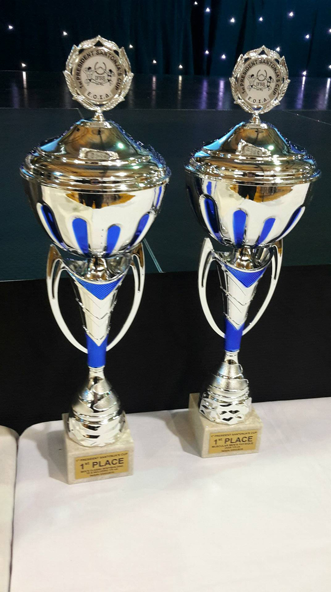 Trofeje na IFBB President Santonja Cupu 2018�
