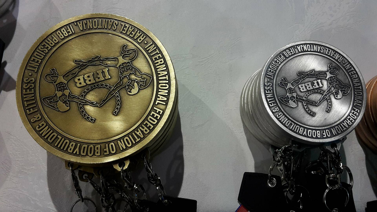 Medaile na IFBB President Santonja Cupu 2018�