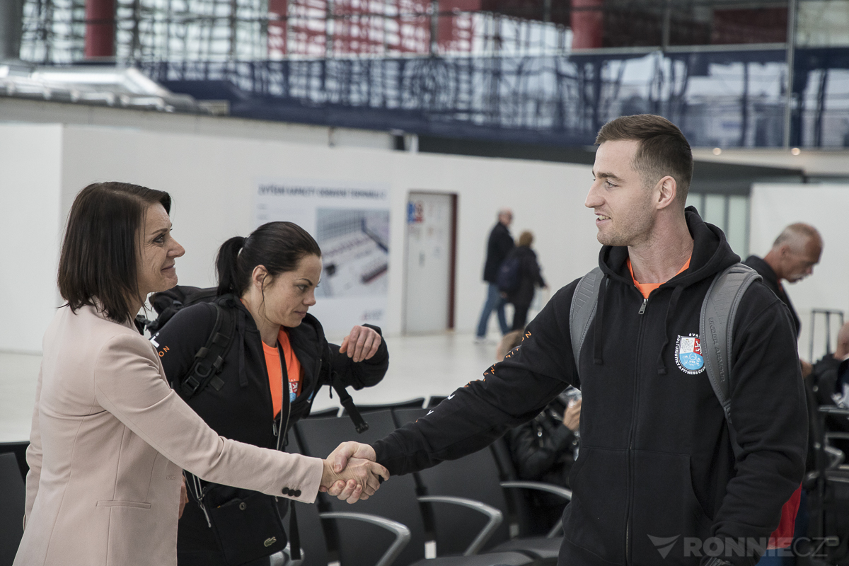 Arleta Krausov� a V�t Sahula�