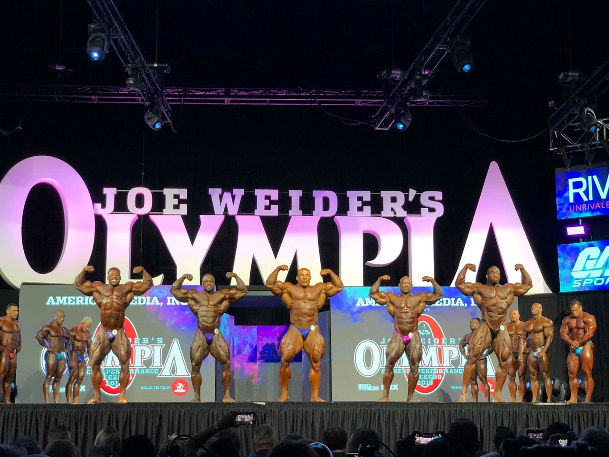 Nathan De Asha, Brandon Curry, Mamdouh Elssbiay, Dexter Jackson, Cedric McMillan�