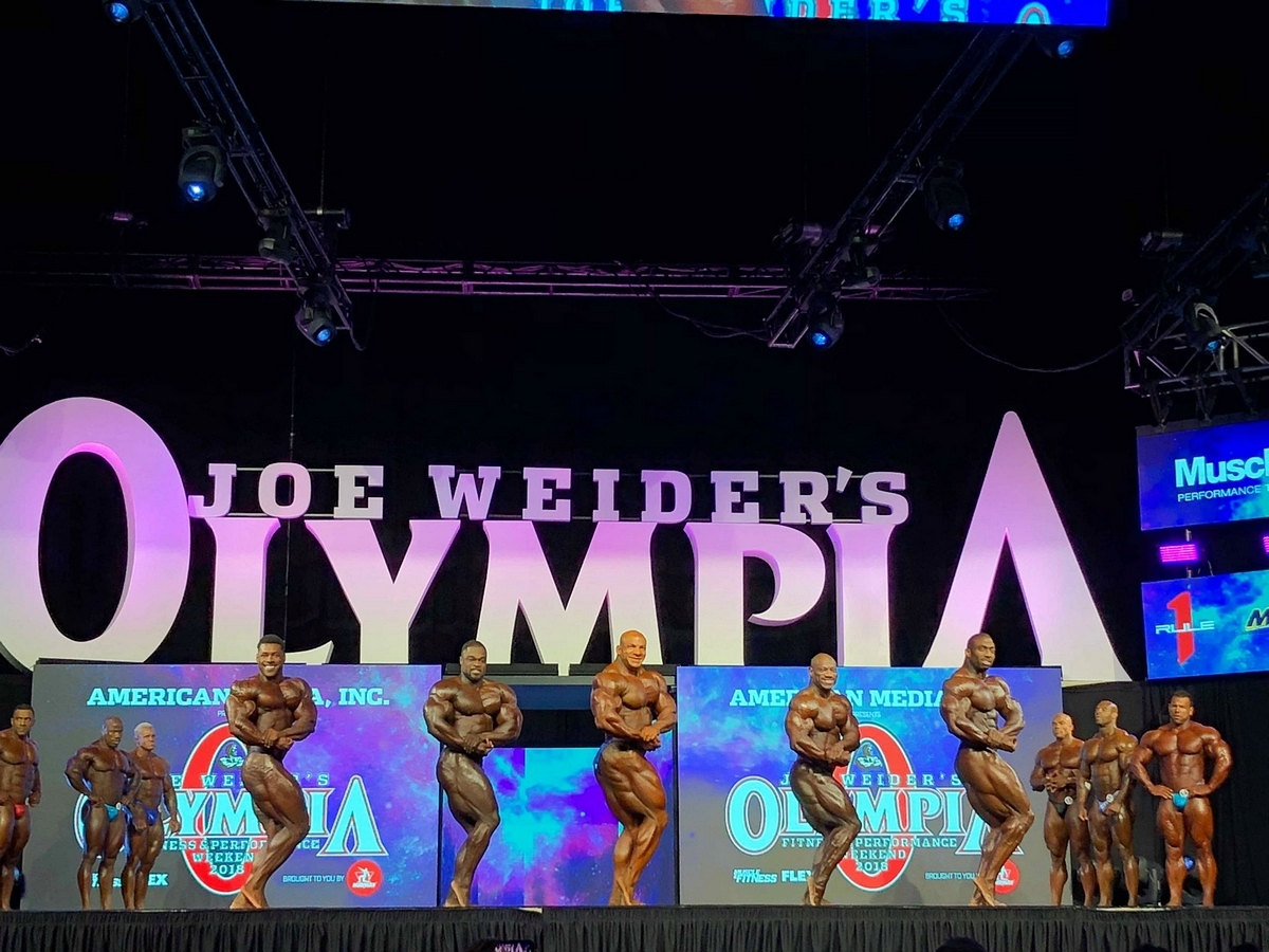 Nathan De Asha, Brandon Curry, Mamdouh Elssbiay, Dexter Jackson, Cedric McMillan��