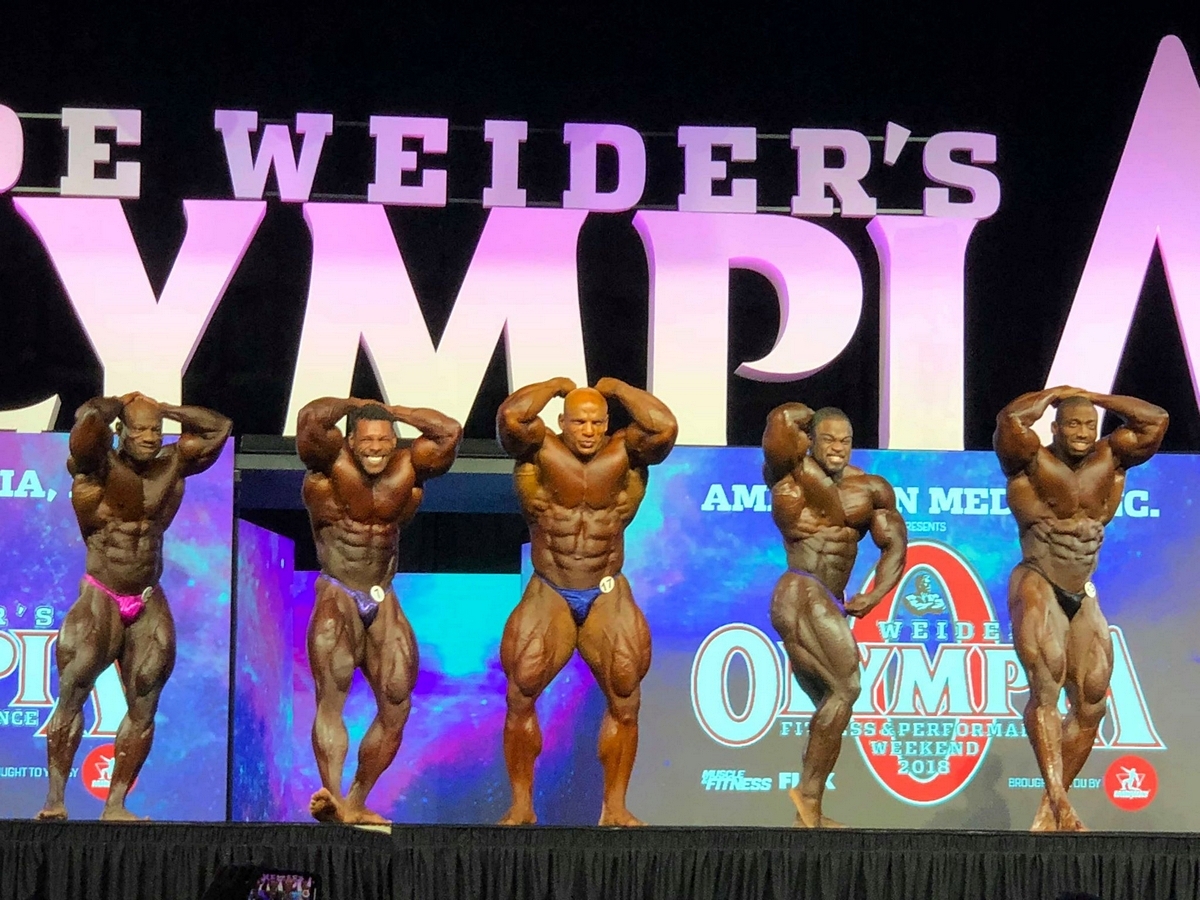 Dexter Jackson, Nathan De Asha, Mamdouh Elssbiay, Brandon Curry, Cedric McMillan�