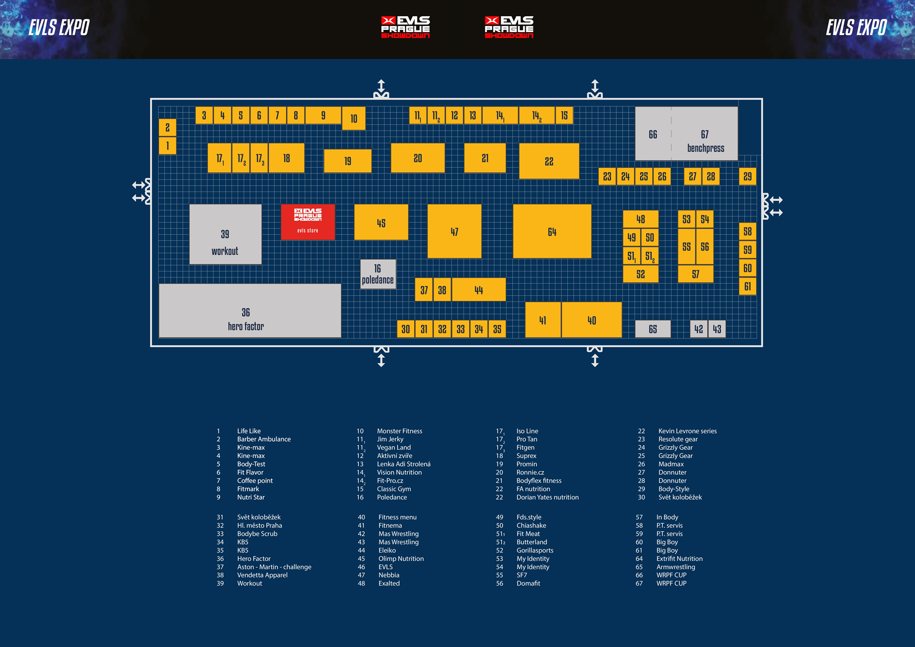 EVLS Prague Showdown 2018 - uspo��d�n� Fitness Expo