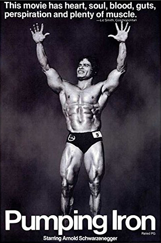 Ed Corney na plak�tu k filmu Pumping Iron�