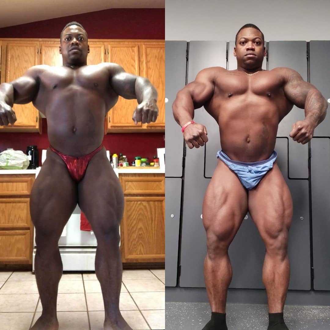 Dwayne Quamina 14 t�dn� p�ed Olympia 212 Showdown 2018 vs. 14 t�dn� p�ed New York Pro 2019