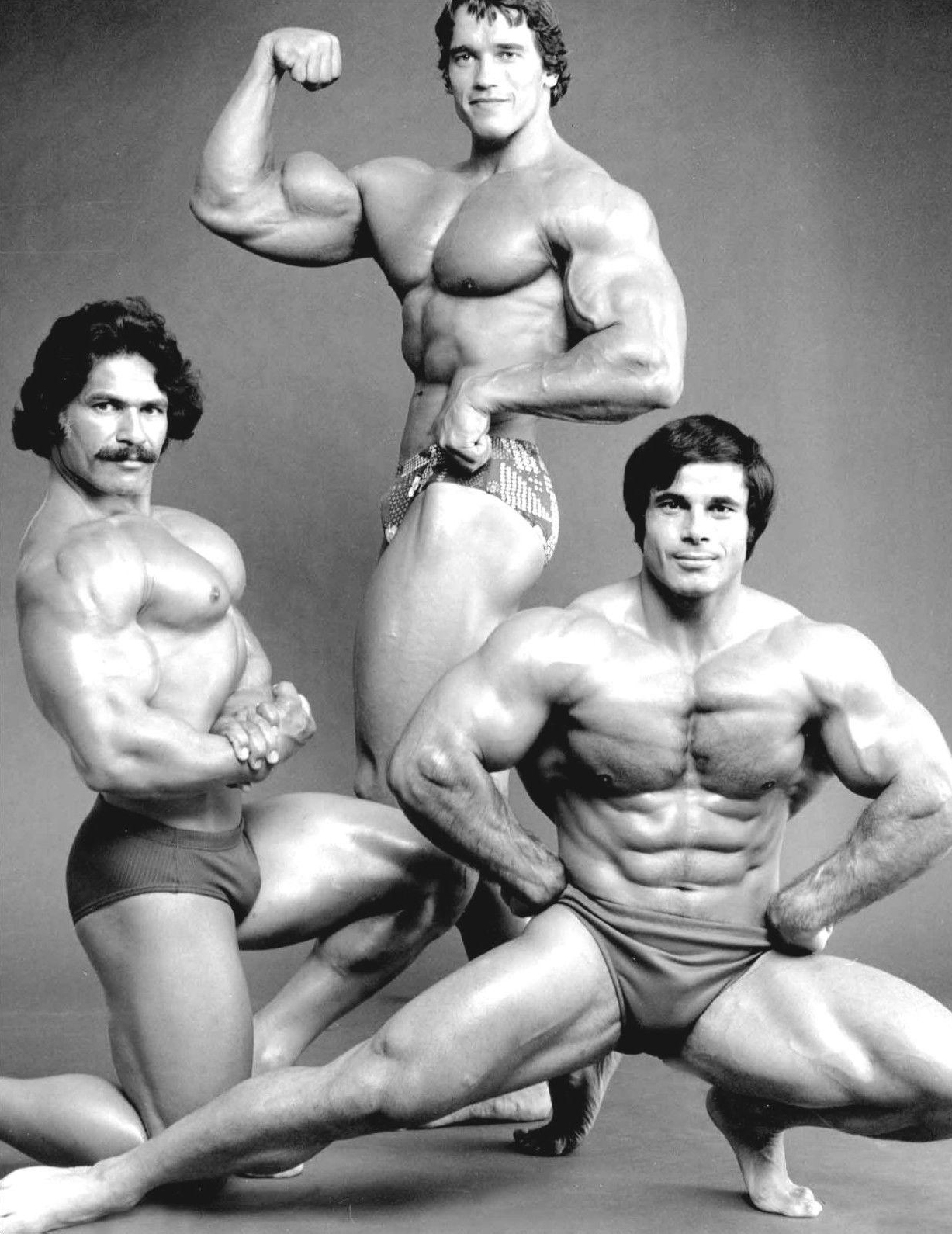 Arnold Schwarzenegger, Ed Corney a Franco Columbu