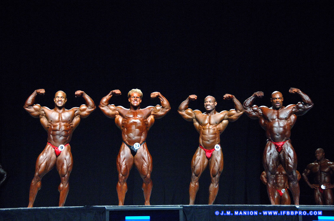 �Victor Martinez, Jay Cutler, Dexter Jackson, Ronnie Coleman