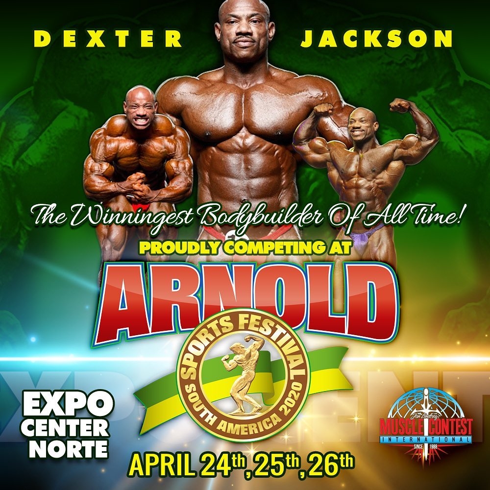Grafika k ��asti Dextera Jacksona na Arnold South America 2020