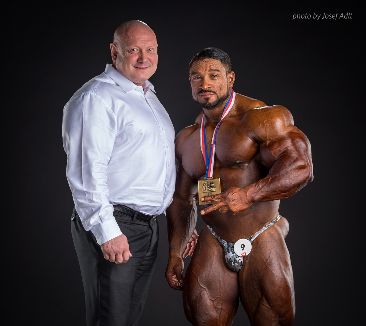 Roman Tyc a Roelly Winklaar v z�kulis� EVLS Prague Pro 2017 (foto: Josef Adlt)