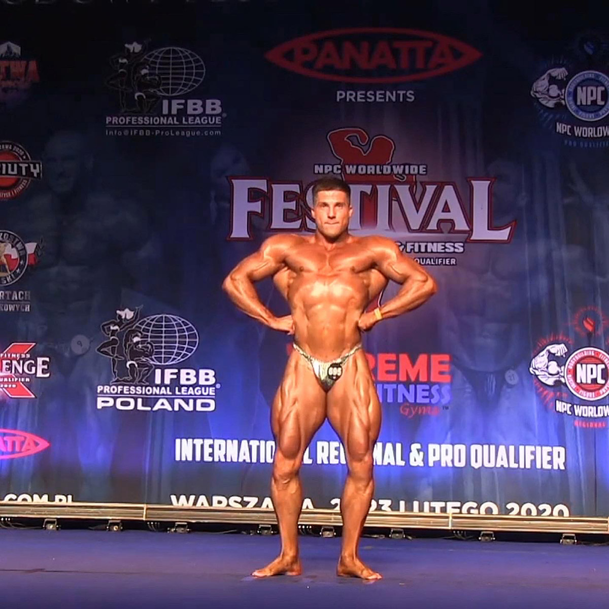 Daniel �vach na International Xtreme Fitness Challenge 2020