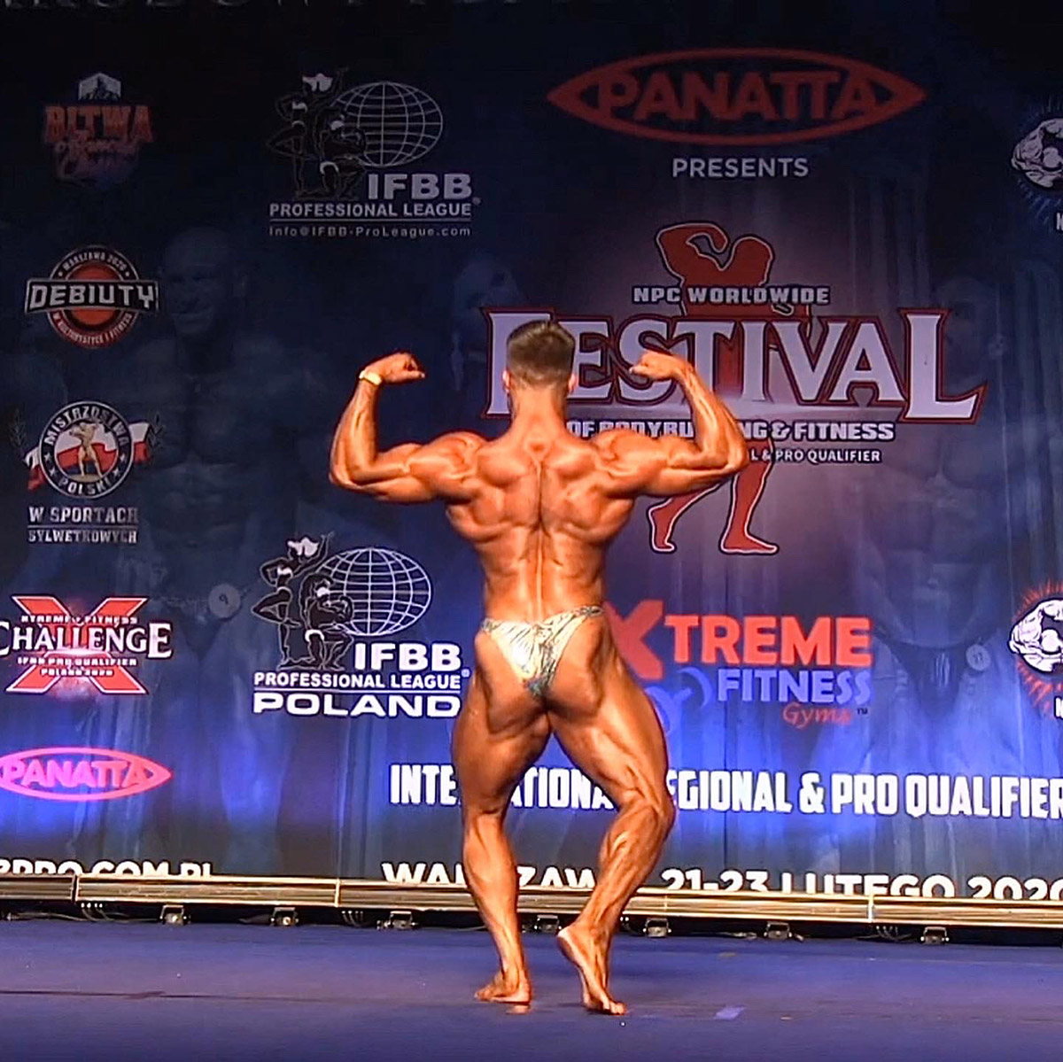 Daniel �vach na International Xtreme Fitness Challenge 2020