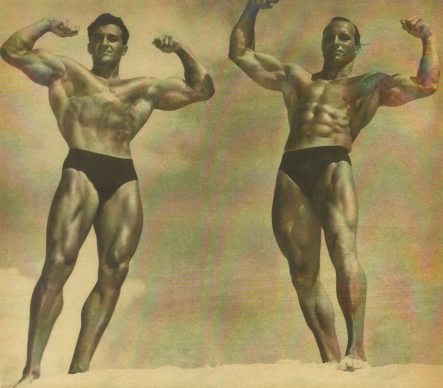Harry Johnson s v�t�zem AAU Mr. America 1958 Tomem Sansonem