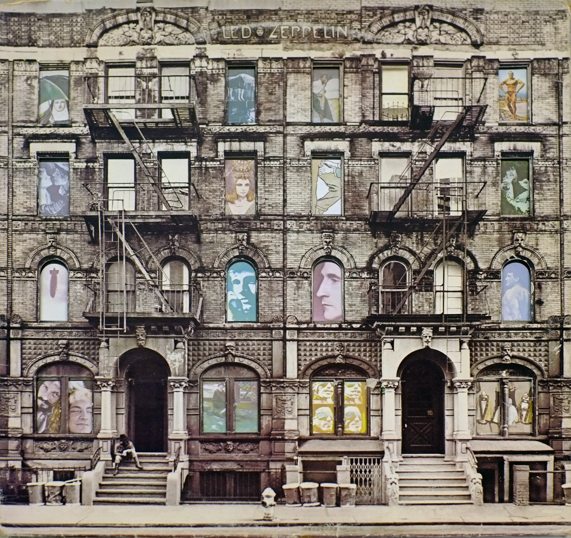 Harry Johnson na ob�lce alba Physical Graffiti od Led Zeppelin
