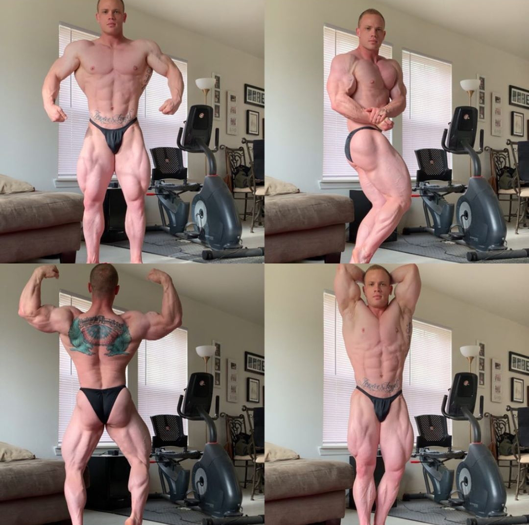 Jason Hebert 9 t�dn� p�ed Wings of Strength Puerto Rico Pro 2020 p�i hmotnosti 90,5 kg