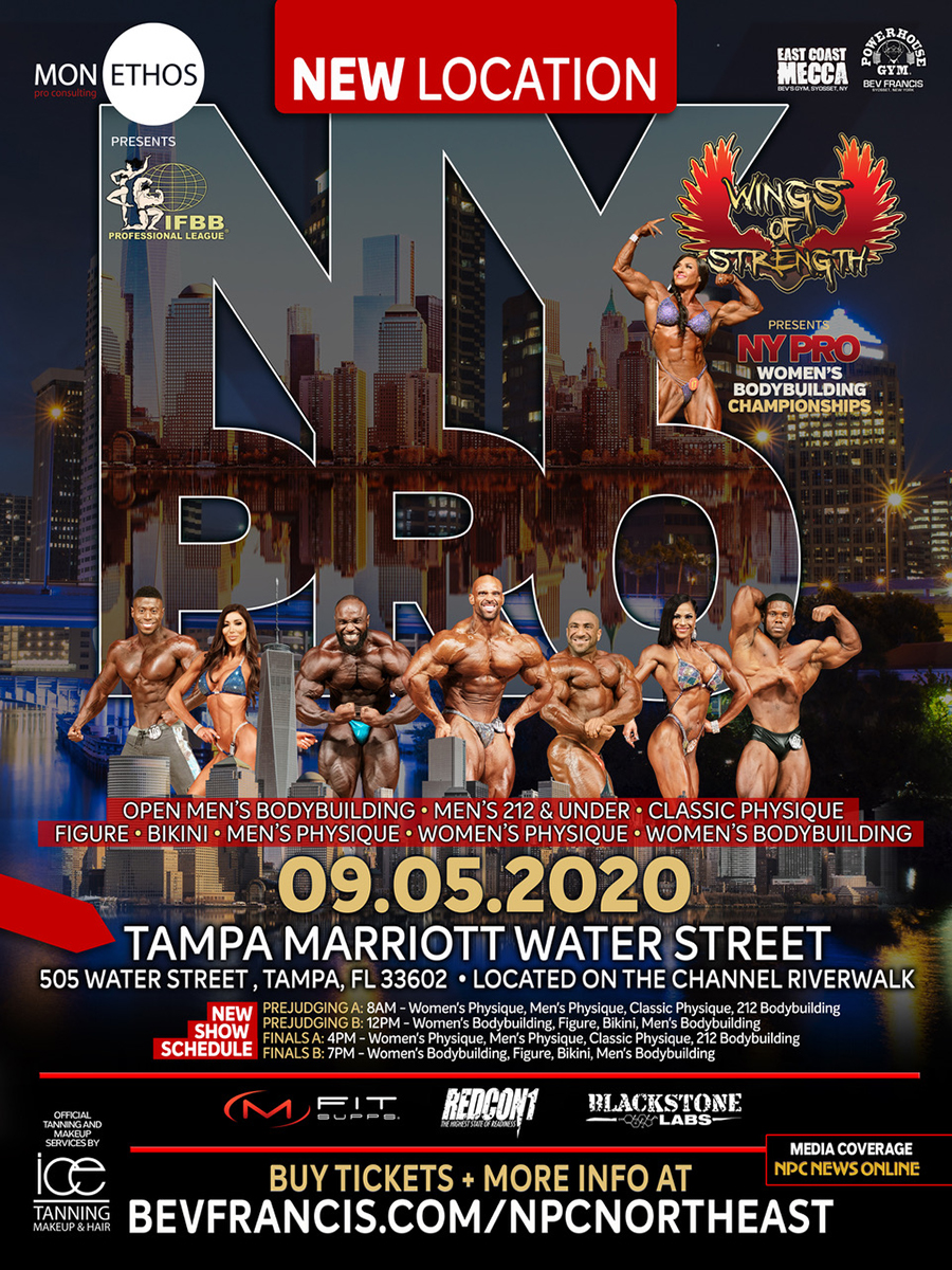 Infografika k p�esunut�mu New York Pro 2020