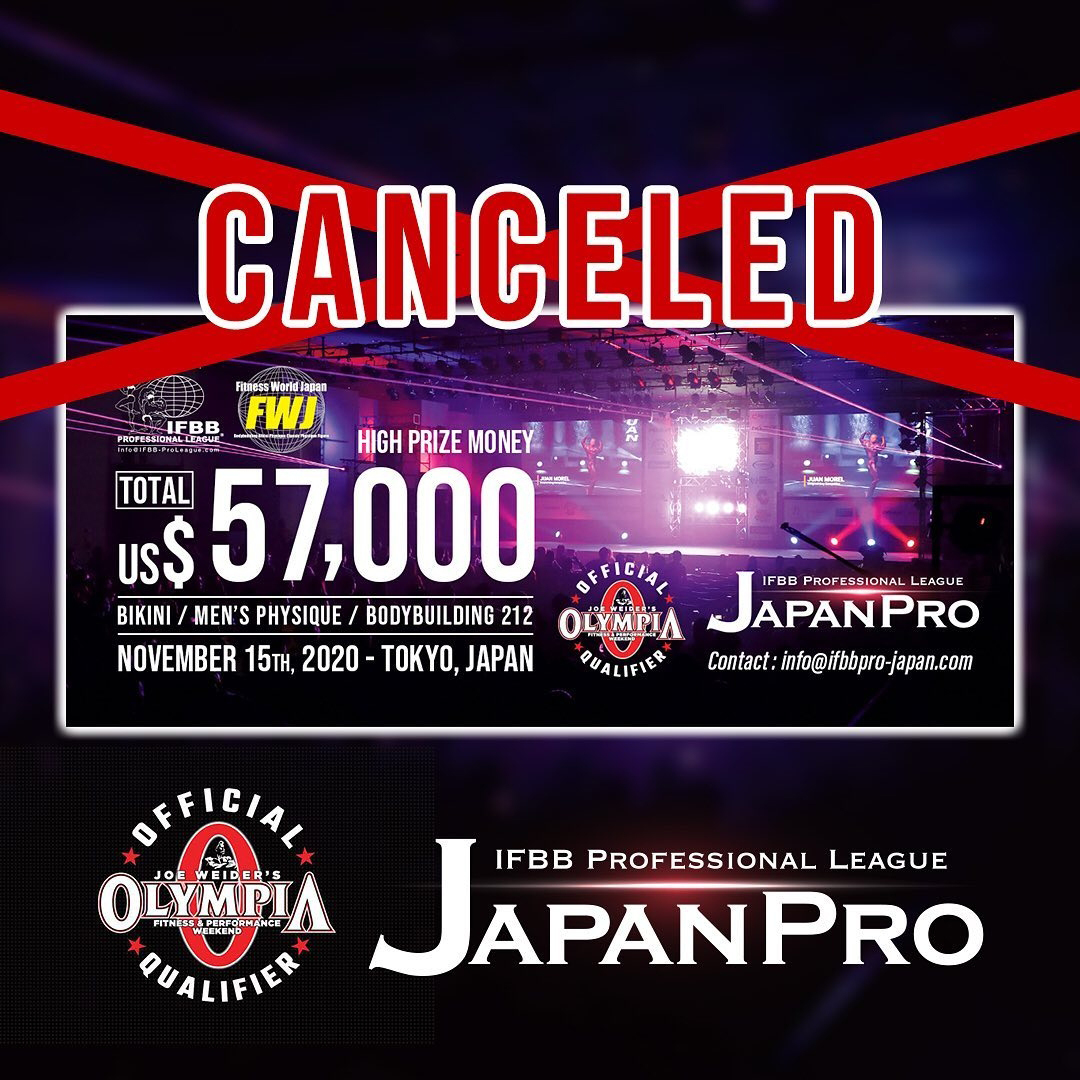Infografika ke zru�en�mu Japan Pro 2020